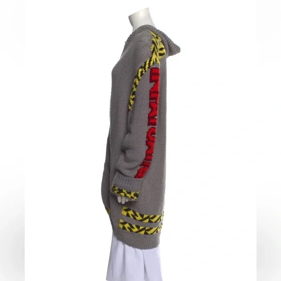 Stella McCartney Gray Sunset Zip Infatuation cardigan Sweater size M - Picture 3 of 9